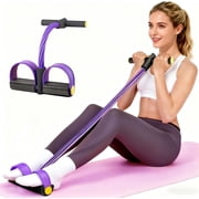 Pedal Resistance Bands with Handles, 6-Tubes Manual Tension Training Pedal, Rubber Foot Pedal Resistance Bands, Fitness Bands for Abdomen Waist Arm Leg