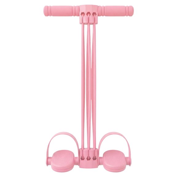 Pedal Resistance Bands with Handles, Home Abdominal & Waist Toning Fitness Equipment, Crunches Elastic Pull Rope, Multifunction Elastic Yoga Resistance Band for Legs, Arms, and Core Training