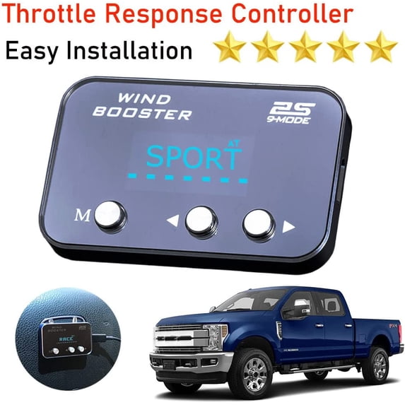 Pedal Throttle Response Controller PC18 Compatible for Ford Trucks F-150 F-250, F-350, F-450, F-550 (2011-2020) Explorer1 2 Expedition 1 2 All Other Models Throttle Pedal Response Controller