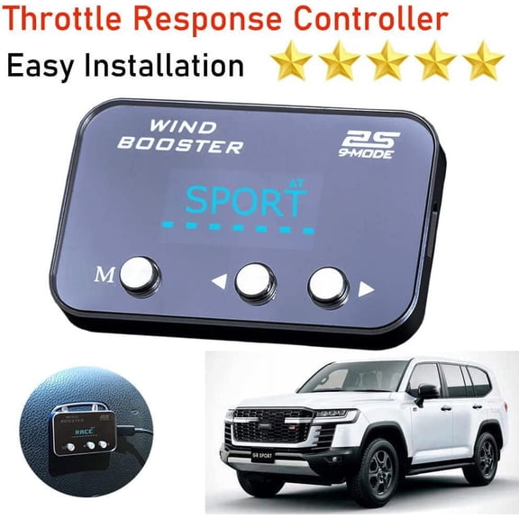 Pedal Throttle Response Controller PC27 Compatible for Toyota Land cruiser（2008-2021）Prado 4Runner Tundra Sequoia RAV4 All Other Models Throttle Pedal Electronic Response Controller
