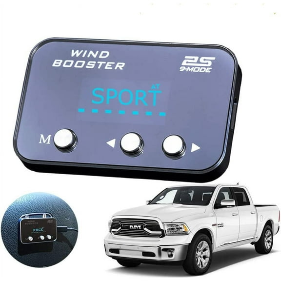 Pedal Throttle Response Controller PC31 Compatible for Dodge RAM 1500 (2007-2018) 2500HD 3500HD (2010-2021) Challenger Charger (2008-2021) Wind Booster Pedal Controller