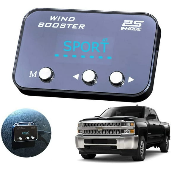 Pedal Throttle Response Controller PC65 Compatible for Chevrolet Silverado 1500 2500HD 3500HD(2007-2019) Tahoe Yukon Sierra(2007-2019) Throttle Pedal Electronic Response Controller