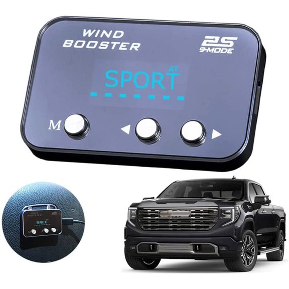 Pedal Throttle Response Controller PC65 Compatible for GMC Sierra1500, 2500HD, 3500HD (2007-2018) Yukon XL (2007-2020) All Other Models Throttle Pedal Electronic Response Controller