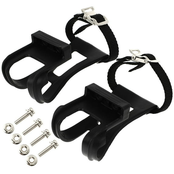 Pedal Toe Clips Replaceable Cycling Toe Cage Replacement Toe Clip Replacement Muzzle Black 13.00X10.00X8.00CM