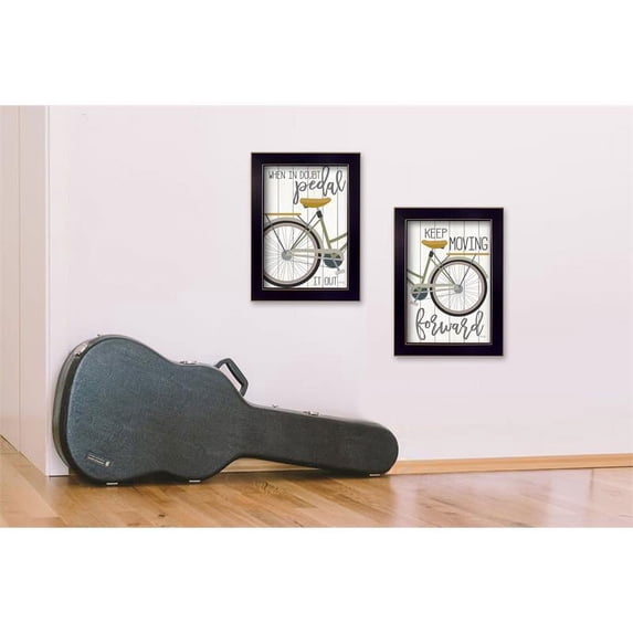 TrendyDecor4U Pedal It Out 2-Piece Vignette By Marla Rae Wall Art V413-712