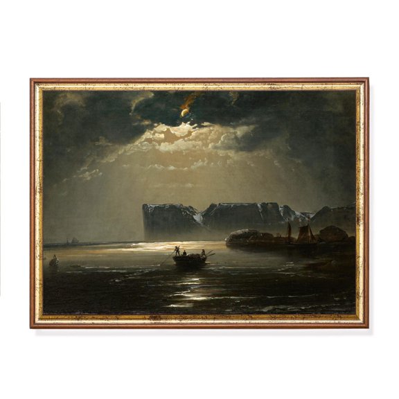 Peder Balke Moonlight Seascape Poster Nordic Landscape Art Unframed Paper Print