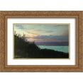 thumbnail image 1 of Peder Mork Monsted 2x Matted 24x20 Gold Ornate Framed Art Print 'Munkebjerg', 1 of 2