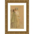 thumbnail image 1 of Peder Severin Krøyer 12x18 Gold Ornate Wood Frame and Double Matted Museum Art Print Titled - Postmaster Schroder, Anna Ancher and Henny Brodersen, 1 of 4