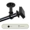 thumbnail image 1 of Pedestal Ceiling 1" Curtain Rod/ Room Divider 120-170 inch - Black, 1 of 2