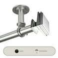 thumbnail image 1 of Pedestal Ceiling 1" Curtain Rod/ Room Divider 120-170 inch - Satin Nickel, 1 of 2