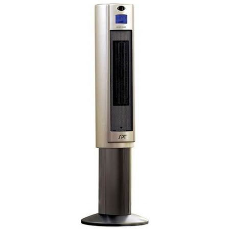 Pedestal Ceramic Heater with Digital Thermostat on LCD Display