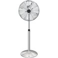 thumbnail image 1 of Pedestal Fan, 16" 3-Speed Meatal Oscillating Pedestal Fan, Floor Fan with Adjustable Height, Cooling Fan for Garage, Warehouse, Living Room, Yard, Silver, 1 of 9