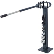 Pedestal Floor Compact Bender 7 Dies Versatile Compact Metal Tubing Bender 44 Mount Powdercoat Telescoping Handle Maximum 5/8" Thick 1-15/16" Width