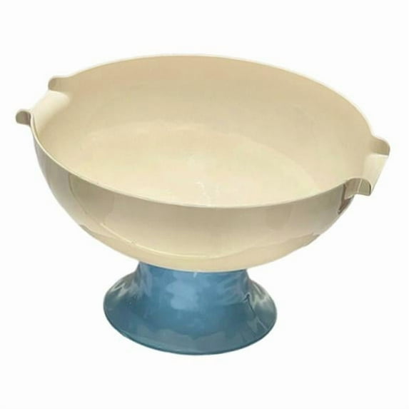 Pedestal Fruit Bowl Elegant Table Tray Decorative Centerpiece PET Construction Household Event Display