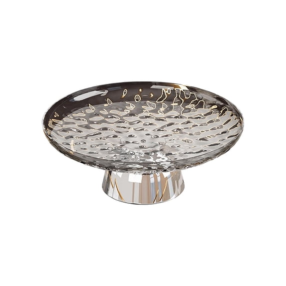 Pedestal Fruit Bowl Footed Fruit Bowl Fruit Serving Bowl PET Material Suitable for Kitchen Countertop Storage