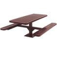 thumbnail image 1 of Pedestal Picnic Table - Surface Mount, Perforated Pattern - 4', 1 of 1