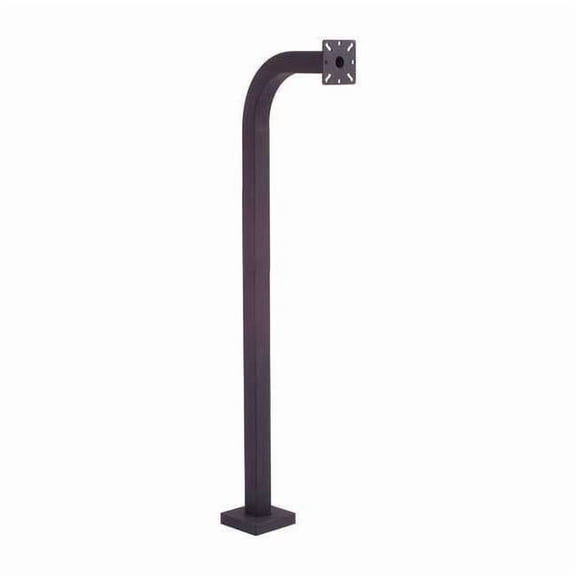 Gooseneck Pedestal,48"H,Black,17 lb. 48-9C