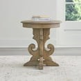 thumbnail image 1 of Magnolia Manor Round End Table - Weathered Bisque Finish, 1 of 2