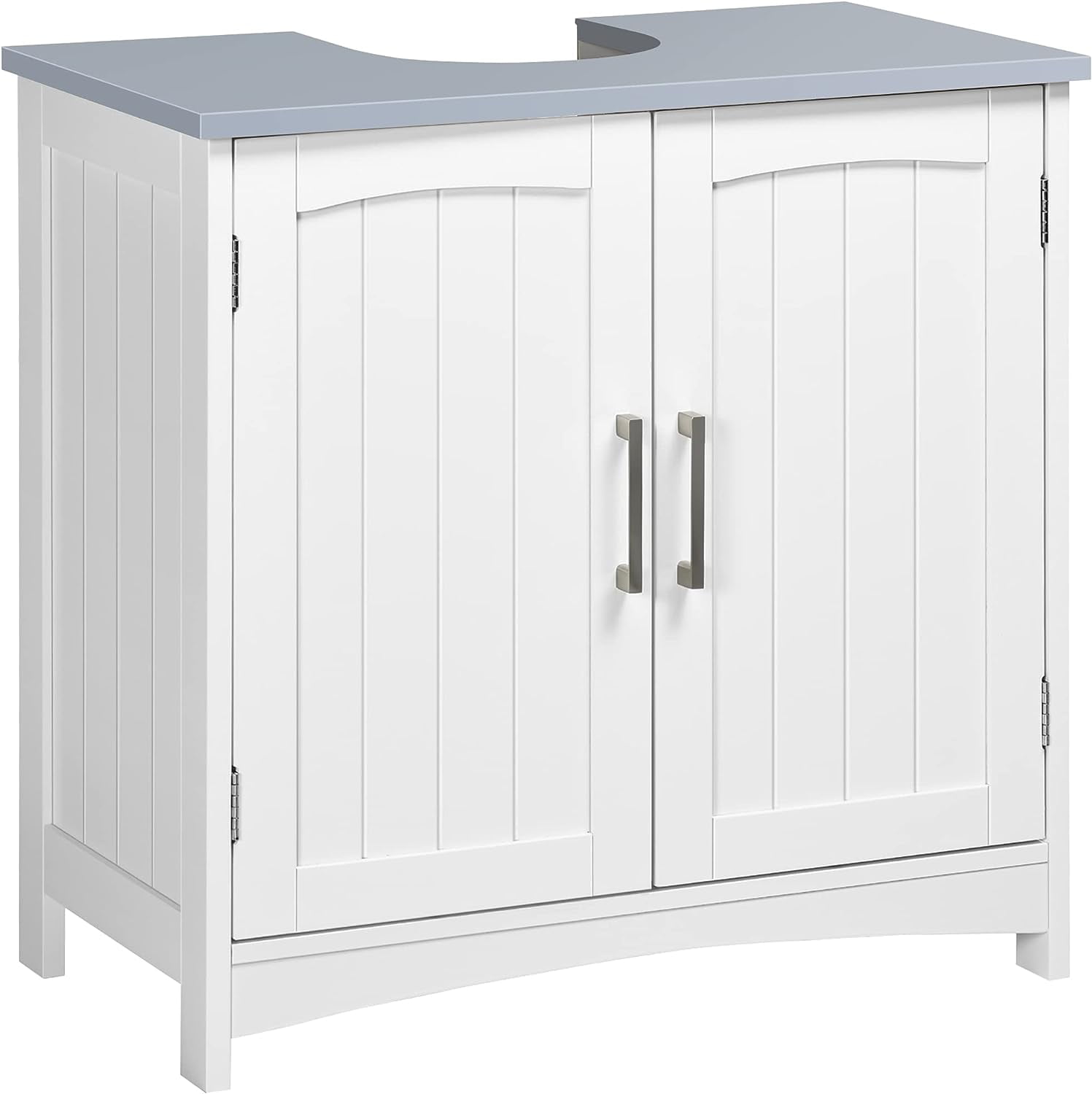 Pedestal Sink Storage Cabinet, Under Sink Cabinet with Double Doors, Modern Bathroom Vanity ...