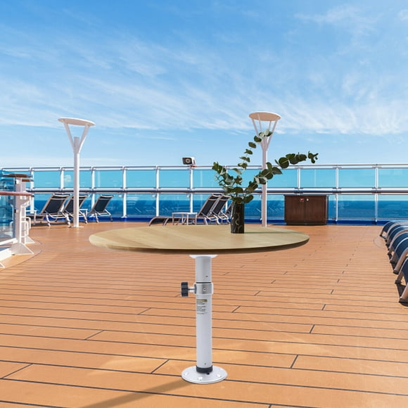 Pedestal Table Base, Adjustable Table Legs, Table Pedestal Stand For RV Marine Boat for Caravans, Motorhomes, Marine Boats, Yachts, Workrooms