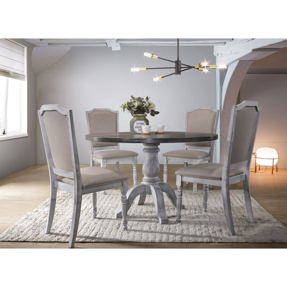 Pedestal Table Base | Ideal for Small Dining Spaces | Stylish Farmhouse Set