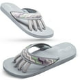 thumbnail image 1 of Pedi Couture Pedicure Sandals for Women - Toe Separator Slippers - Chevron - Large 8.5-9.5, 1 of 9
