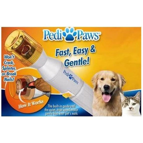 PediPaws The Incredible Pet Nail Trimmer Pet Groomer, Multicolor