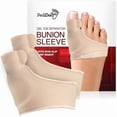 thumbnail image 1 of PediDoc Bunion Corrector Bunion Relief Orthopedic Hallux Valgus Splint Gel Toe Separator for Realignment Cushioned Bunion Pad Splint Brace for Men and Women (Small), 1 of 6