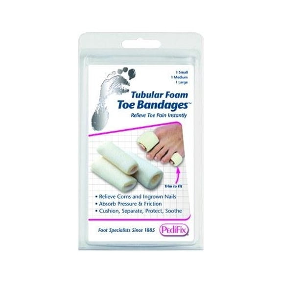 PediFix 3-Layer Toe Separators Small, Medium, Large 6 Each