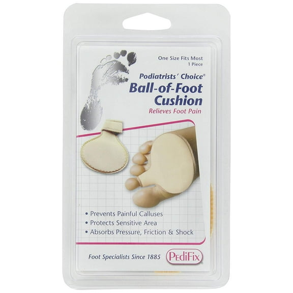 PediFix Deluxe Nylon-Covered Metatarsal Cushion -P88, Single