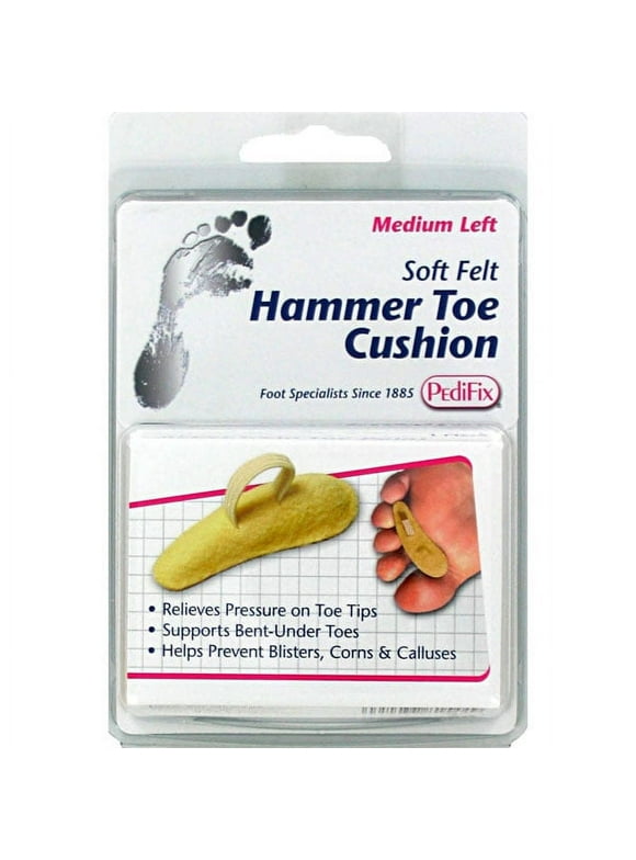 PediFix Hammer Toe Cushion Felt 1/Pack Large Left