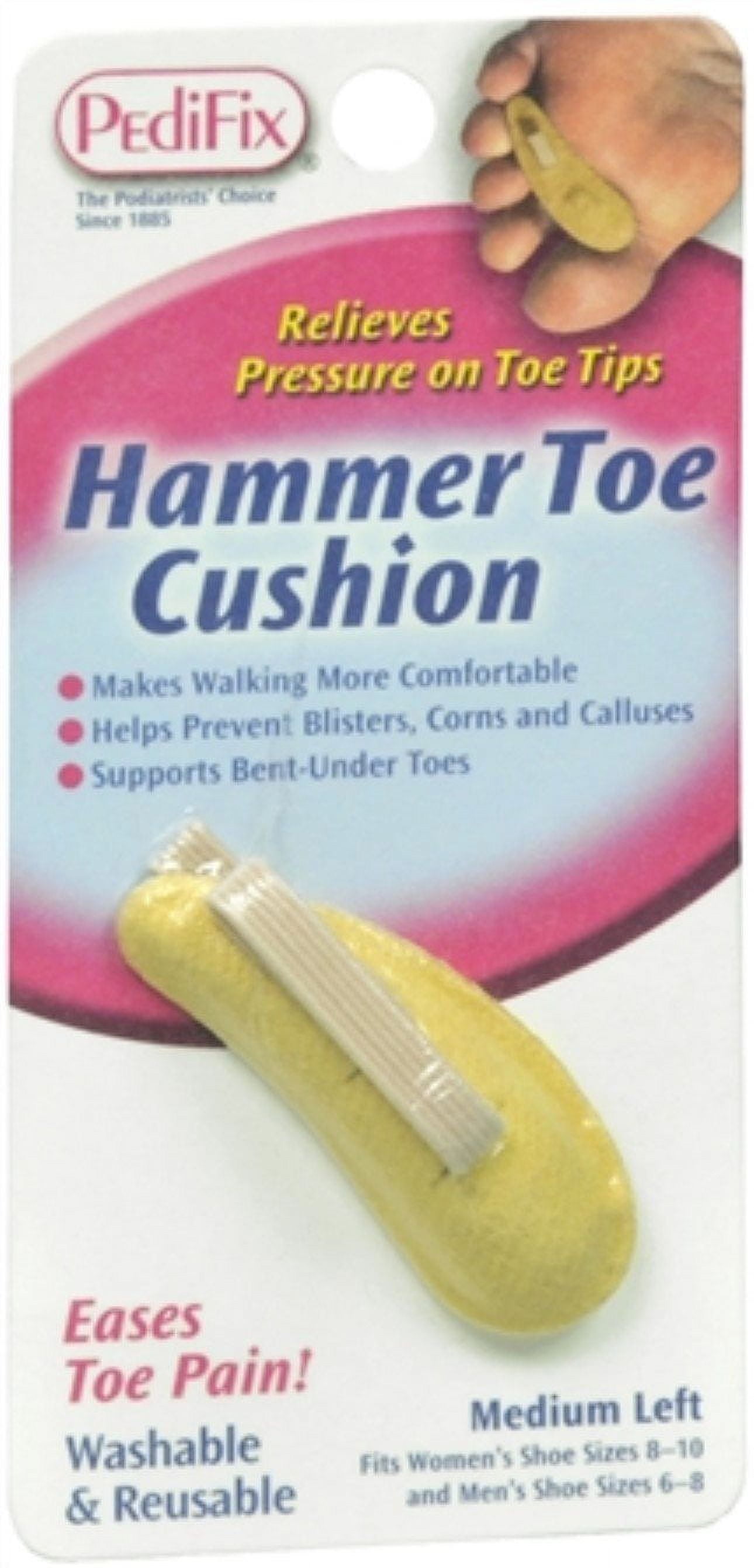 PediFix Hammer Toe Cushion Medium Left 1 Each (Pack of 3)