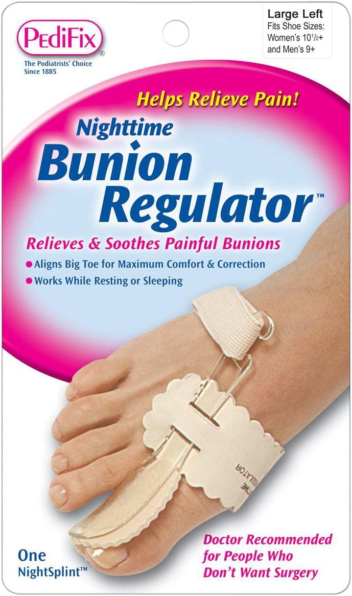 PediFix Nighttime Bunion Regulator, Large Left