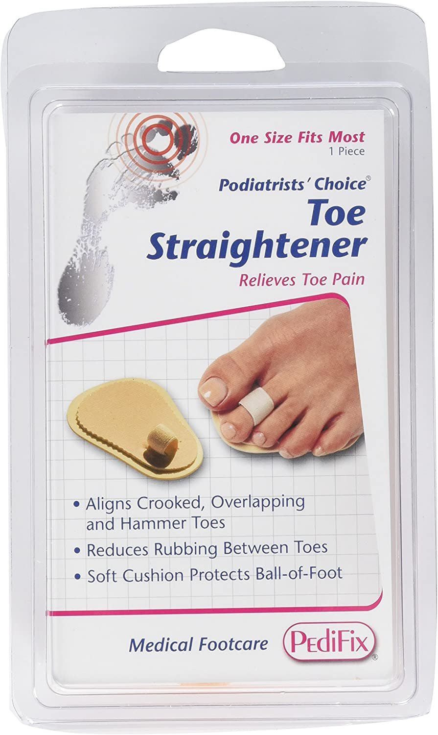 PediFix Podiatrists' Choice Toe Straightener 3 Pack - One Size Fits Most - image 1 of 2