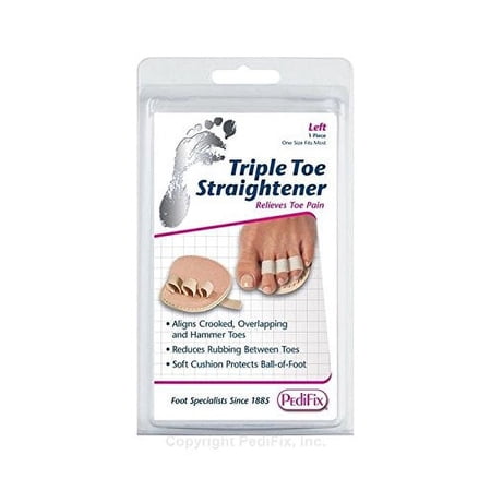PediFix Podiatrists' Choice Triple Toe Straightener - Left and Right Pack