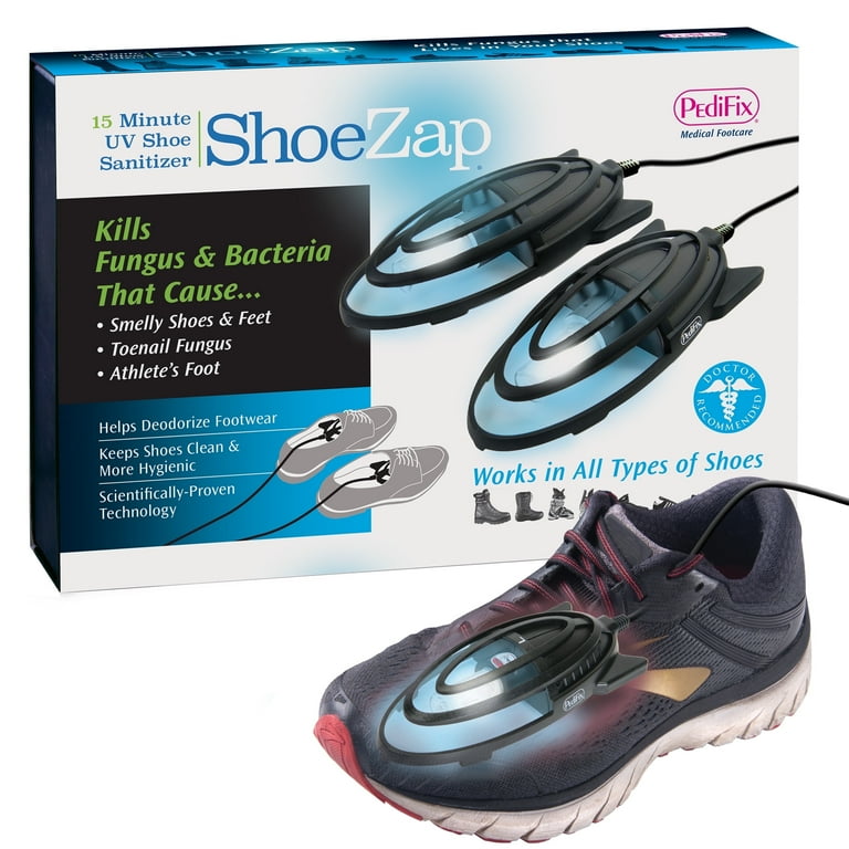 ShoeZap UV Shoe Sanitizer, 15-Minute Germicidal Disinfectant