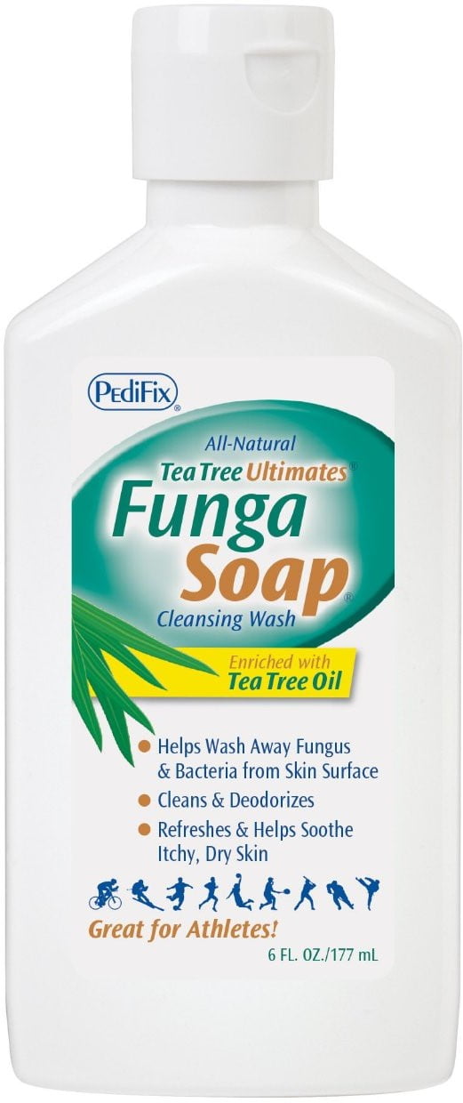 PediFix Tea Tree Ultimates FungaSoap Cleansing Wash 6 oz (Pack of 3)
