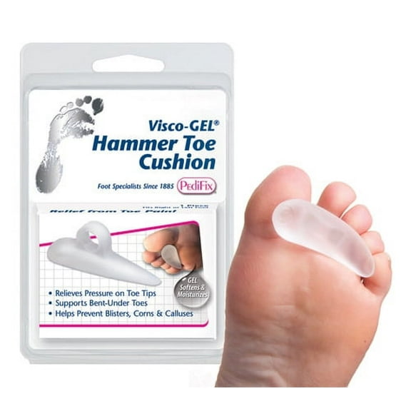 PediFix Visco-gel Hammer Toe Cushion, Medium Left 1 ea