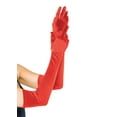 thumbnail image 1 of PediFix Women's Extra Long Satin Gloves, Black, One Size, 1 of 2