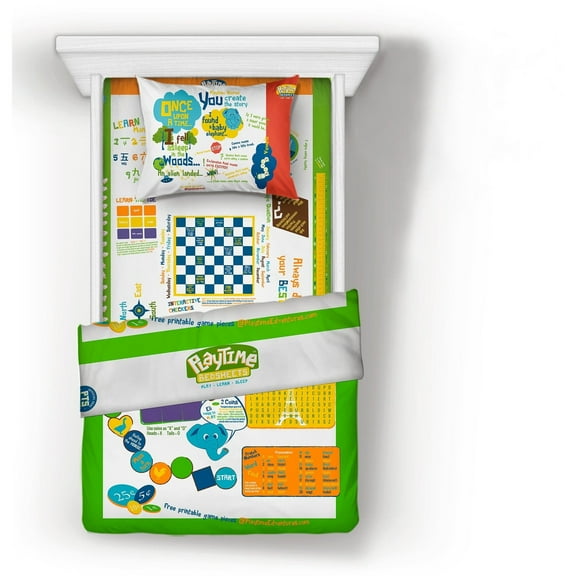 PediaPals Therapy Bed Sheets, 3 Piece Twin Sheet Included Pillow Case Fitted and Flat Sheet