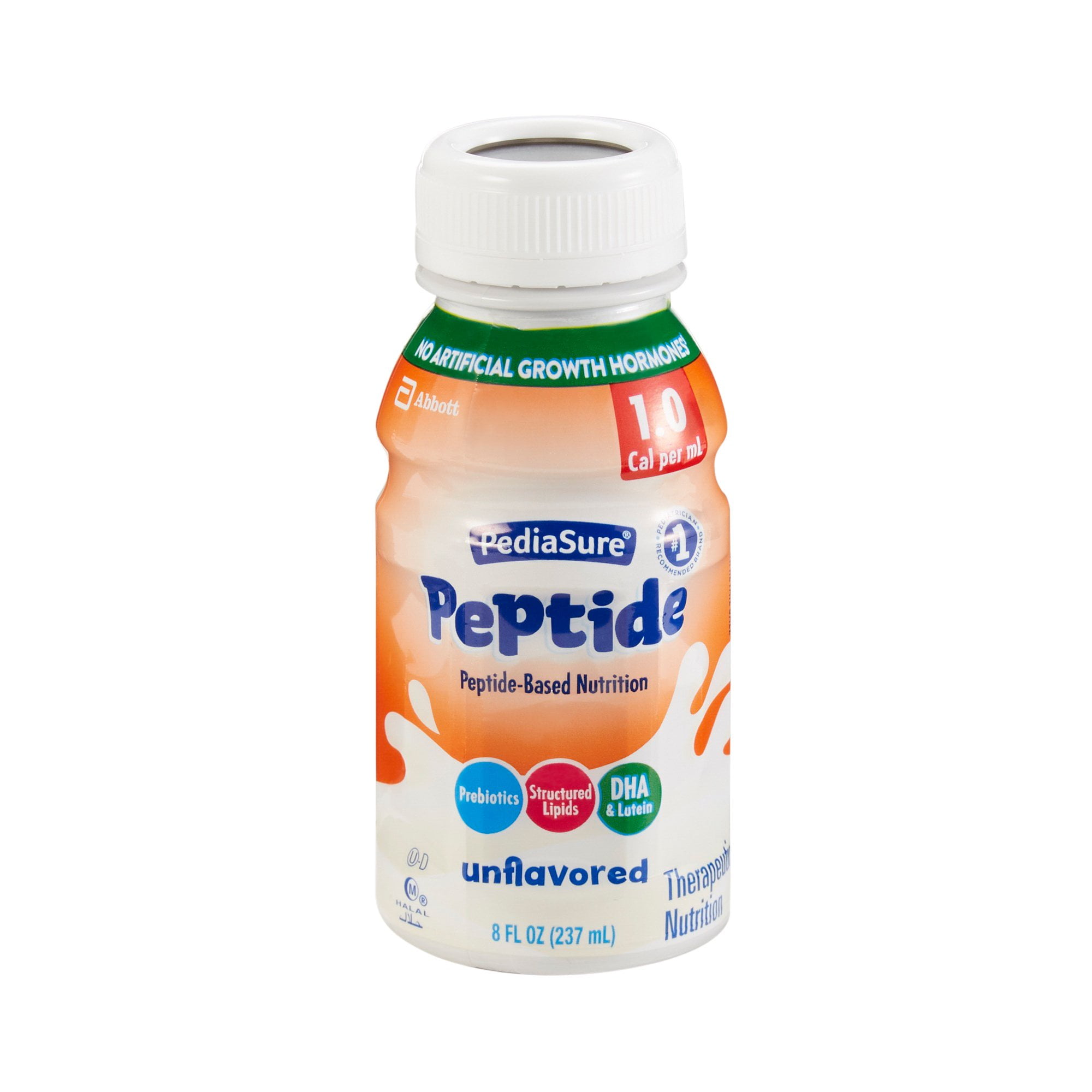 PediaSure® Peptide 1.0 Cal Unflavored Pediatric Oral Supplement, 8-ounce Bottle
