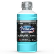 Pedialyte Advanced Care Plus Oral Electrolyte Solution with 33% more Electrolytes, Berry Frost, 1 Liter (Pack of 4)