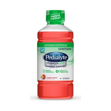 Pedialyte AdvancedCare Electrolyte Solution, Cherry Punch, 1 Liter