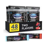 Pedialyte AdvancedCare Plus Electrolyte Powder, Variety Pack Berry Frost and Strawberry Freeze, 24 Powder Packets
