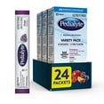 thumbnail image 1 of Pedialyte Electrolyte Powder Packets, Variety Pack, Hydration Drink, 24 Single-Serving Powder Packets, 1 of 7
