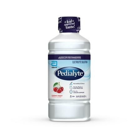 Pedialyte Electrolyte Drink, Cherry Frost, 1 Liter