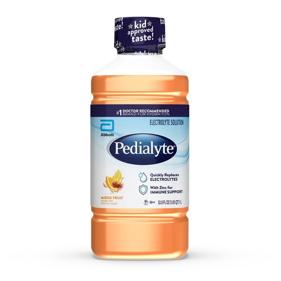 Pedialyte Electrolyte Drink, For Kids & Adults, Mixed Fruit, 1 Liter