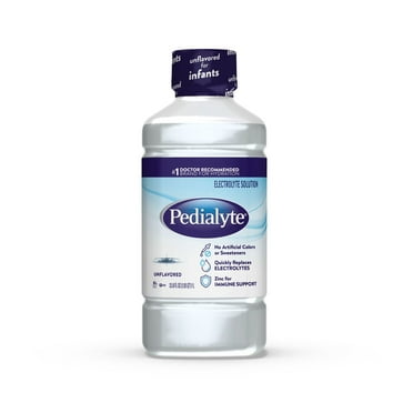 Pedialyte Electrolyte Drink, For Kids & Adults, Unflavored, 1 Liter