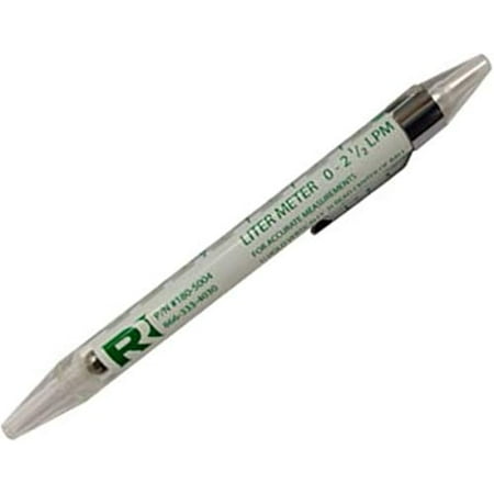 Pediatric Flow O2 Liter Meter (0-2.5 LPM) to Measure Oxygen by Responsive Respiratory
