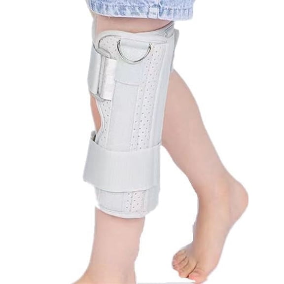 Pediatric Leg Immobilizer Kids Knee Brace Support Child Knee Fixed Splint Leg Fracture Splint Knee & Leg Immobilizer/Knee Brace ( Medium )